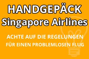 singapore airlines handgepäck größe